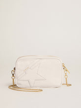 Golden Goose Mini Star Bag in butter-white leather with tone-on-tone star