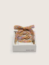 Golden Goose Skins multicolor wool laces with duck-shaped snap hook