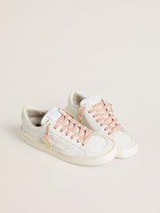 Golden Goose Pink cotton laces with contrasting gold stars
