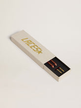 Golden Goose Burgundy cotton laces with contrasting gold-colored logo