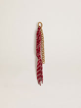 Golden Goose Charm with red knotted laces