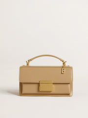 Golden Goose Letter B charm in gold-colored brass with crystals