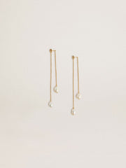 Golden Goose Drop earrings with pearls
