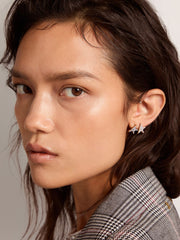 Golden Goose Women's stud earrings in antique gold color with decorative beads