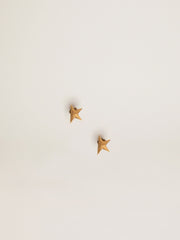 Golden Goose Women's stud earrings in antique gold color