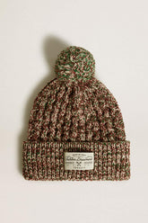 Golden Goose Multicolored wool beanie with pompom