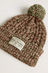 Golden Goose Multicolored wool beanie with pompom