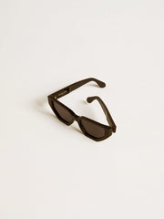 Golden Goose Rectangular style sunglasses with black frame and lenses