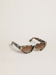 Golden Goose Jackie square sunglasses with tortoiseshell pattern