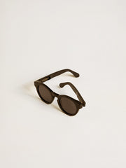 Golden Goose Square style Panthos sunglasses with black frame and lenses