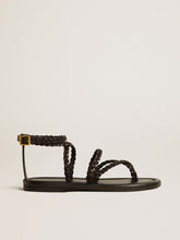 Golden Goose Women's Penelope flat sandals in black leather