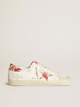 Golden Goose White Men's Super-Star LAB with rust-effect star and heel tab