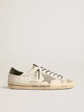 Golden Goose Super-Star with croc-print star and green heel tab