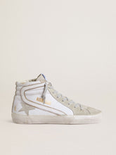 Golden Goose Men's Slide in leather with suede details