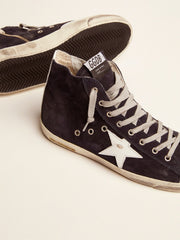 Golden Goose Men's Francy in leather with leather star and heel tab