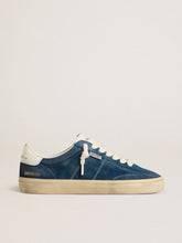 Golden Goose Men's Soul Star in blue suede with white leather heel tab