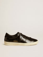 Golden Goose Men's Matchstar in black leather with black suede heel tab