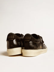 Golden Goose Men's Matchstar in black leather with black suede heel tab