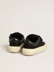 Golden Goose Men's Space-Star Cube in black suede with perforated star