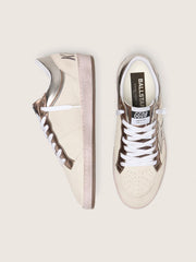 Golden Goose Men's Ball Star LTD in nappa leather with metallic bio-based star and inserts