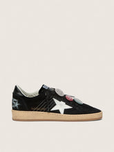 Golden Goose Men's Ball Star LTD in black suede with Skins
