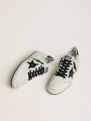 Golden Goose Men's Ball Star Wishes in nappa with black naplak star and heel tab