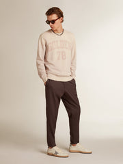 Golden Goose Ball Star in nappa with gray reflective nylon star and heel tab
