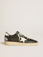 Golden Goose Men's Ball Star in black nappa with white leather star and heel tab
