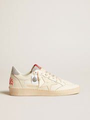 Golden Goose Men’s Ball Star in nappa with white star and Swarovski crystal heel tab
