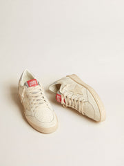Golden Goose Men’s Ball Star in nappa with white star and Swarovski crystal heel tab