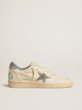 Golden Goose Ball Star in nappa leather with gray suede star and heel tab