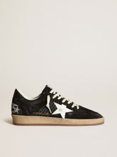 Golden Goose Men's Ball Star in black suede with white leather star