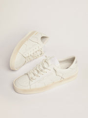 Golden Goose Men's Stardan in white leather
