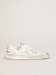 Golden Goose Stardan in white leather with white leather star and heel tab