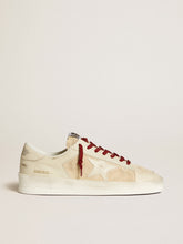 Golden Goose Men’s Stardan LTD in suede with patent white leather star and heel tab