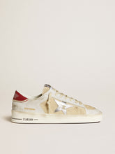 Golden Goose Men's Stardan in nubuck and crackle leather with silver metallic leather star