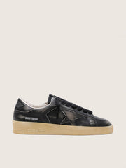 Golden Goose Men's Stardan in black leather with black leather star and heel tab