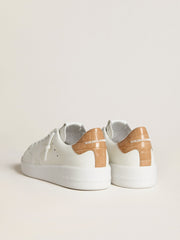 Golden Goose Men's Purestar with leather star and croc-print leather heel tab