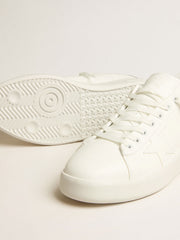 Golden Goose Men’s bio-based Purestar with white star and mirror-effect heel tab