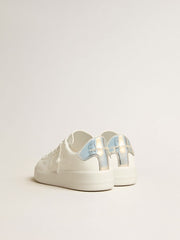 Golden Goose Men’s bio-based Purestar with white star and mirror-effect heel tab