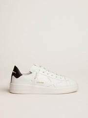 Golden Goose Men's Purestar with leather star and black leather heel tab