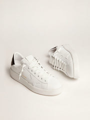 Golden Goose Men's Purestar with leather star and black leather heel tab