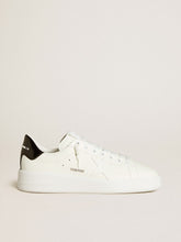 Golden Goose Men’s Purestar with leather star and black patent leather heel tab
