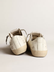 Golden Goose V-Star in nappa leather with black nubuck leather star