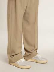 Golden Goose Forty2 in white leather and Swarovski crystals with white TPU star