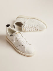 Golden Goose Men's Starter in leather with star on the heel tab