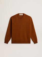 Golden Goose Men's crew-neck sweater with logo on the back