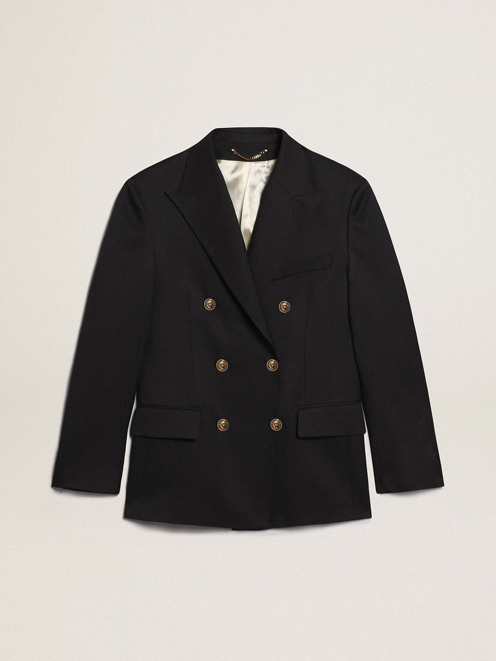 Golden Goose Men's double-breasted blazer in dark blue