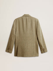 Golden Goose Men's double-breasted blazer in Shetland wool
