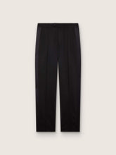 Golden Goose Men's pants in black cool wool with satin side stripe
